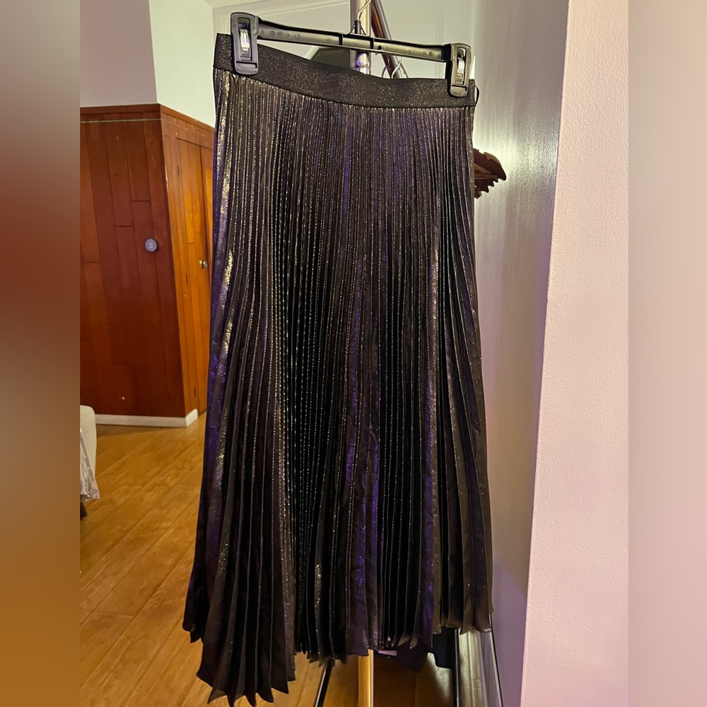 Christopher Kane metallic skirt